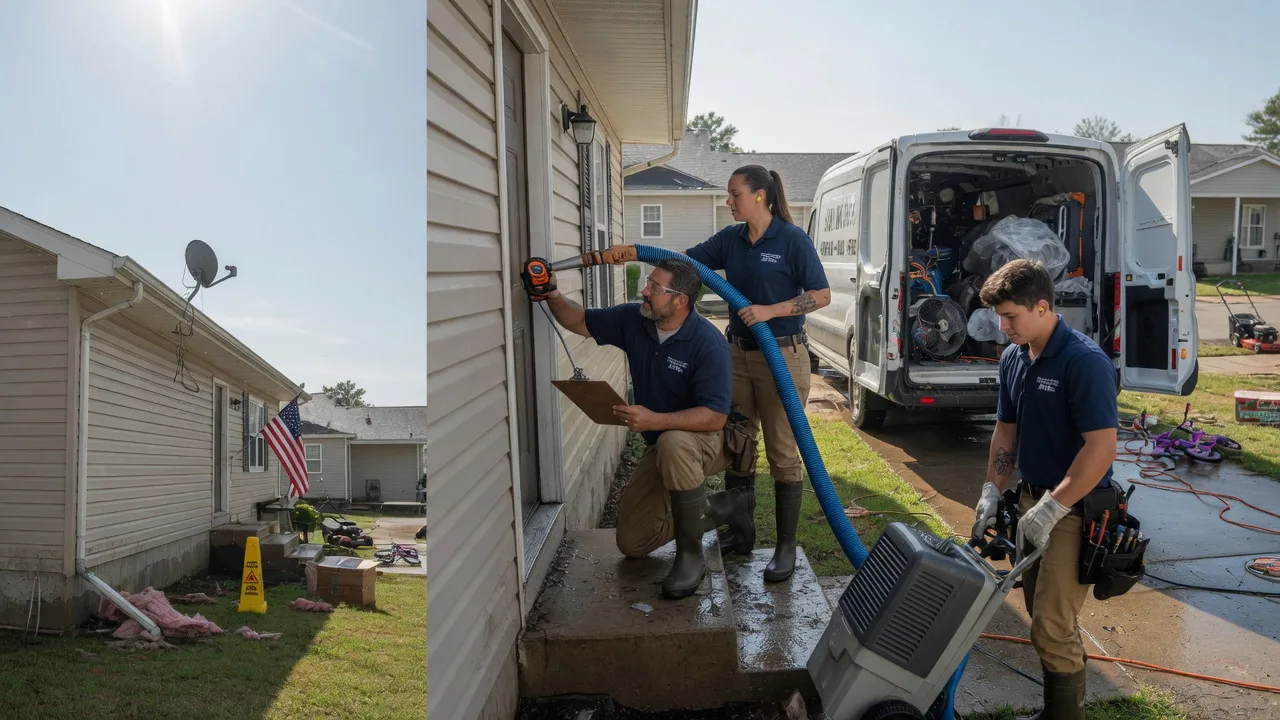 Ceiling Water Damage Restoration in Utica, OH near me